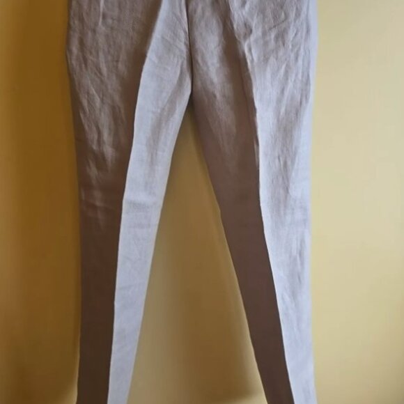NEW - RALPH LAUREN BOY DRESS PANTS - SIZE 8 - HERRINGONE KHAKI - Picture 2 of 7